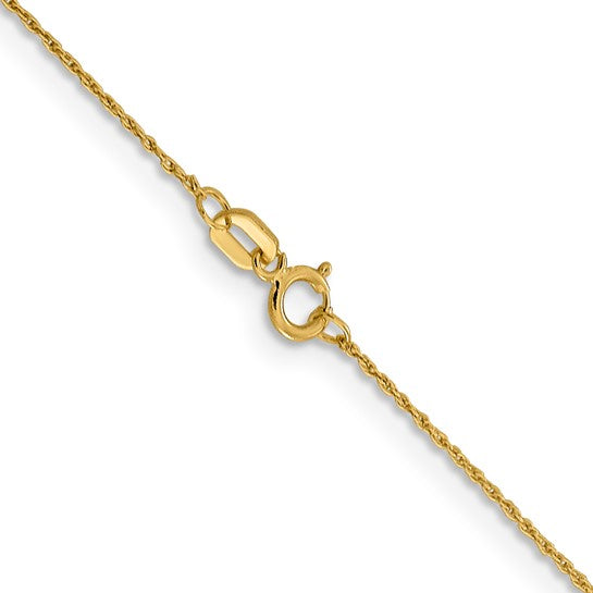 Leslie's 14K .8mm Loose Rope Chain Spring Ring Clasp