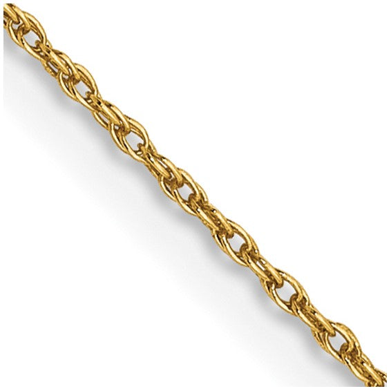 Leslie's 14K .8mm Loose Rope Chain Spring Ring Clasp