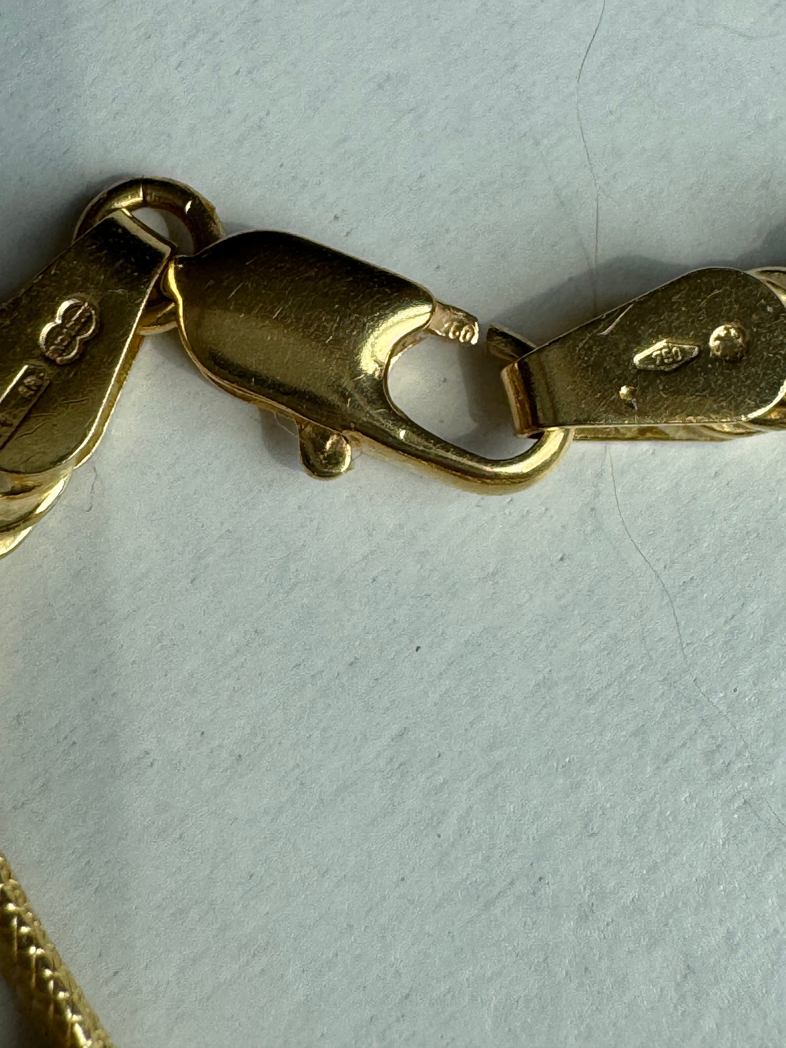 18K Yellow Gold Vintage-Style Fancy Link Bracelet