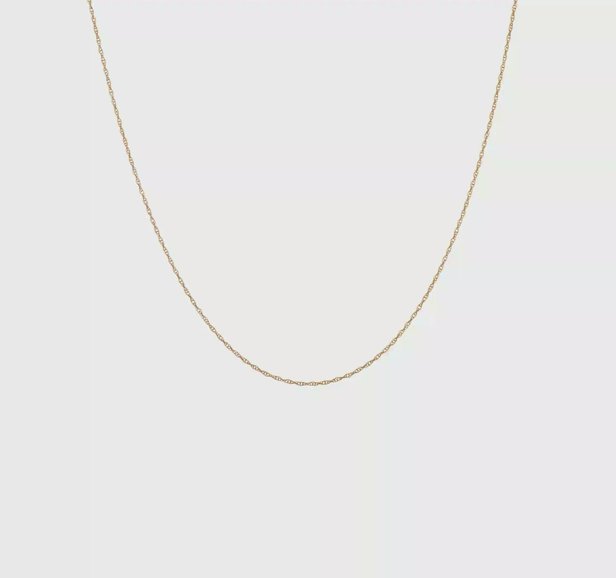 Leslie's 14K .8mm Loose Rope Chain Spring Ring Clasp