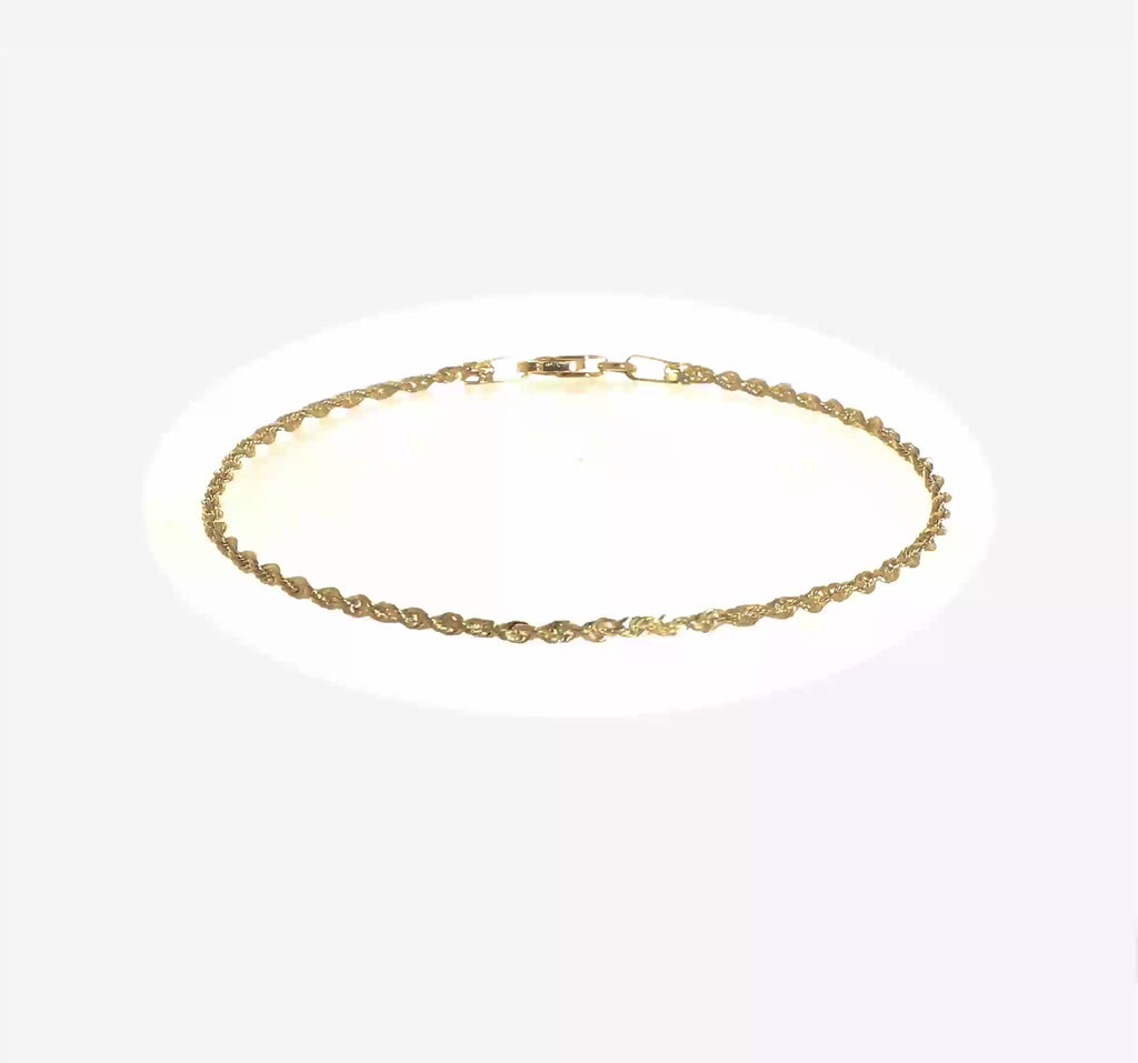 10K Diamond-Cut Quadruple Rope Chain